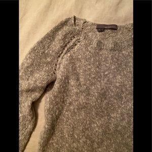NWT 360cashmere gray marl sweater XS cashmere$385